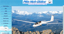 Desktop Screenshot of milehighgliding.com